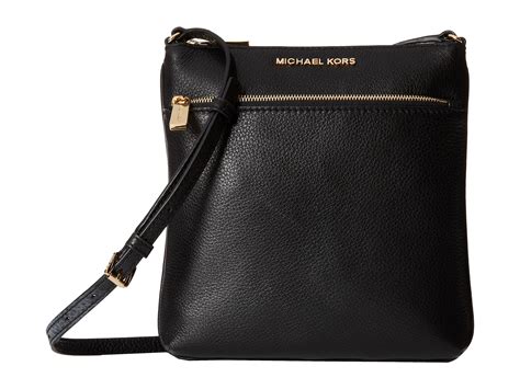 michael kors riley small flat crossbody bag black|MICHAEL Michael Kors Crossbody .